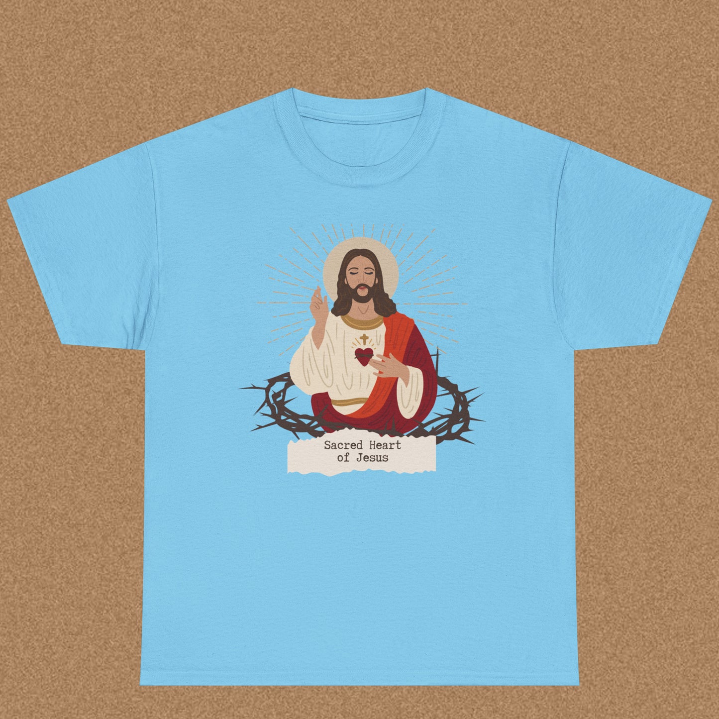 Sacred Heart of Jesus - Christian Graphic Tee | Philippians 2:10
