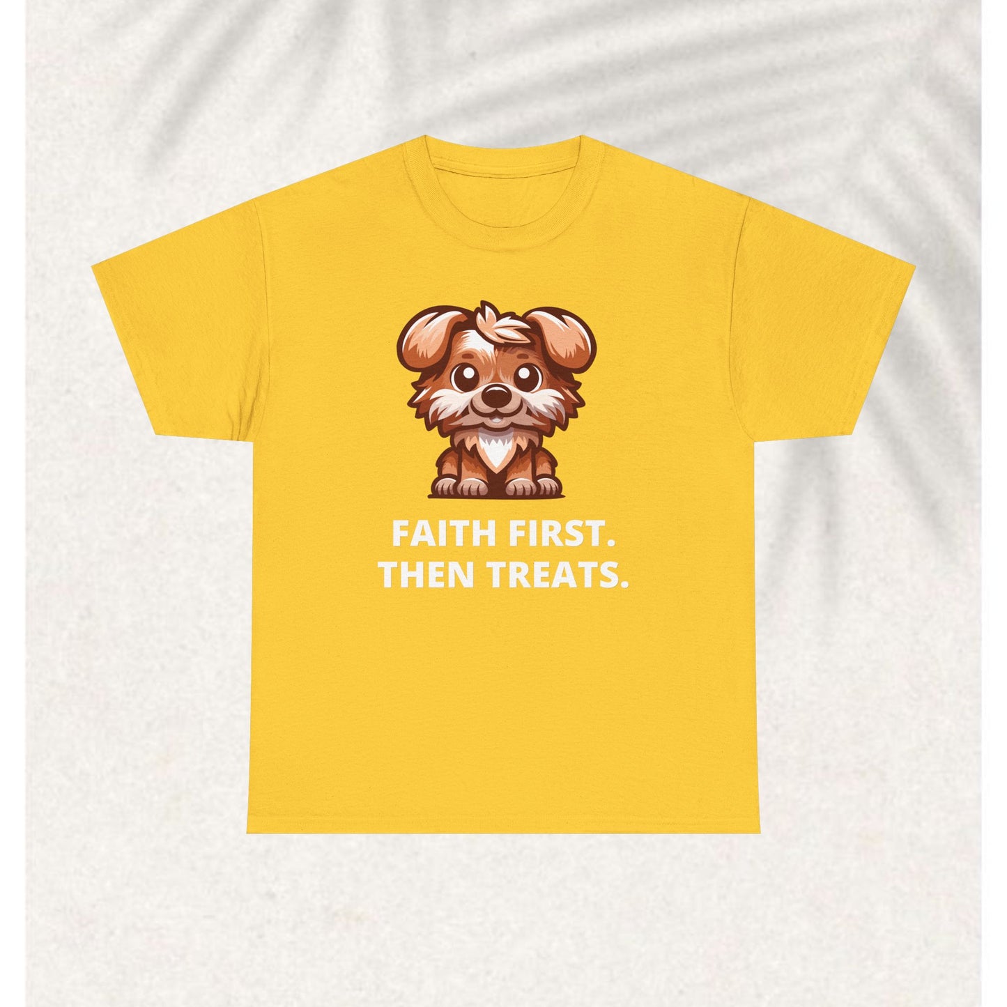 First Faith then fetch T-shirt