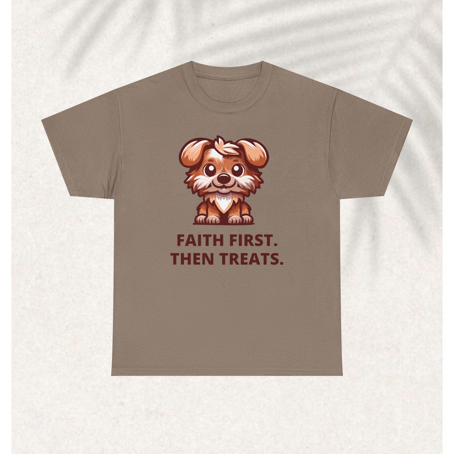 First Faith then fetch T-shirt