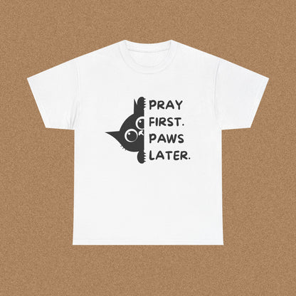 Pray first paws later