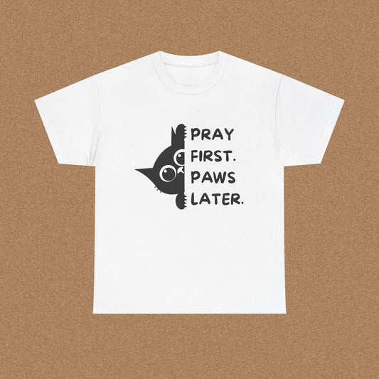 Pray first paws later