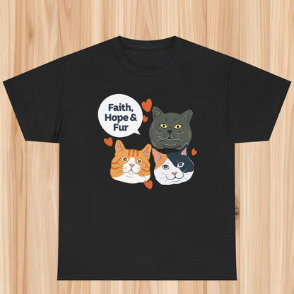 Faith, Hope Fur T-shirt