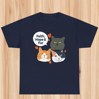 Faith, Hope Fur T-shirt