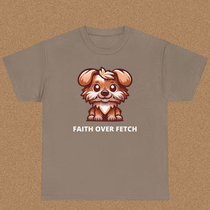 Faith over fetch T-shirt