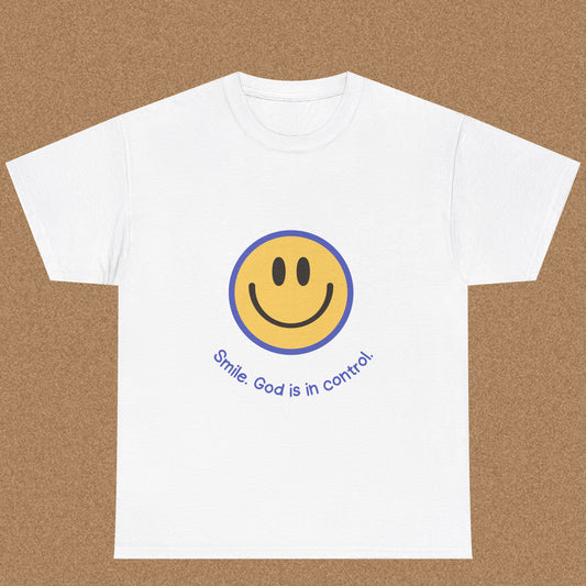 Smlle God is in Control - Christian Graphic Tee