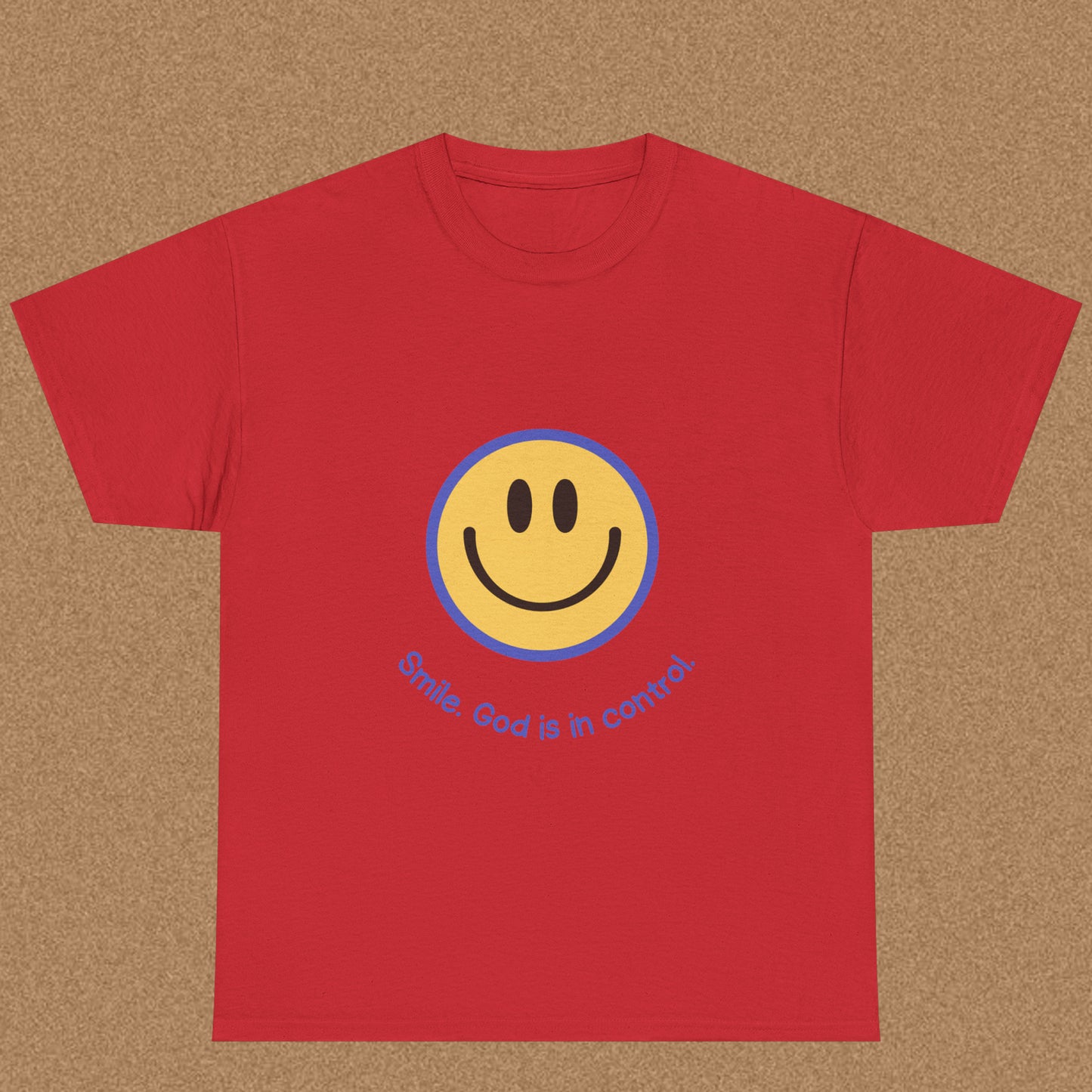 Smlle God is in Control - Christian Graphic Tee