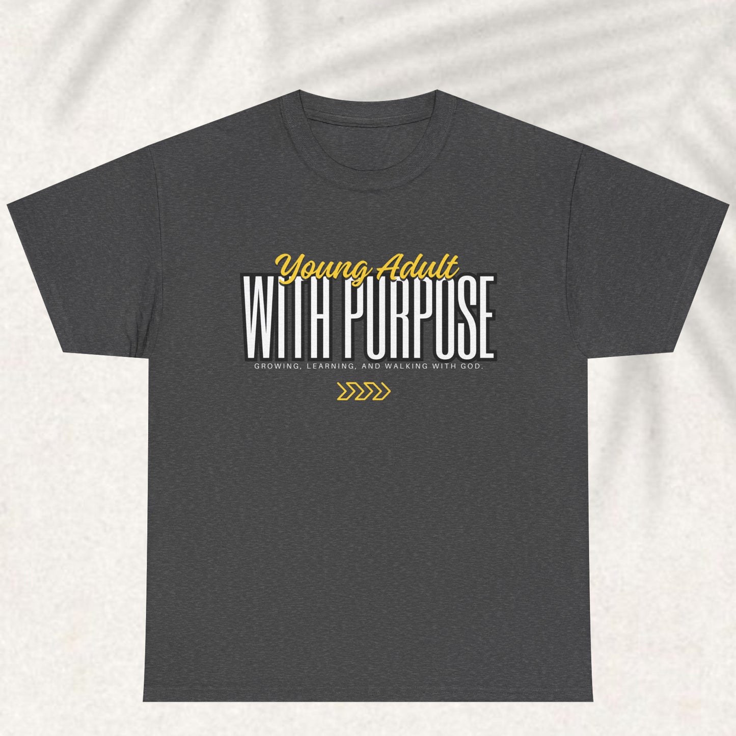 Young Adult with purpose T-shirt