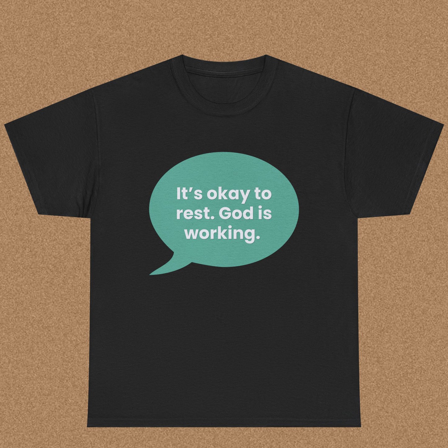 It is Okay to Rest God is Working - Christian Graphic Tee | ByElohim.