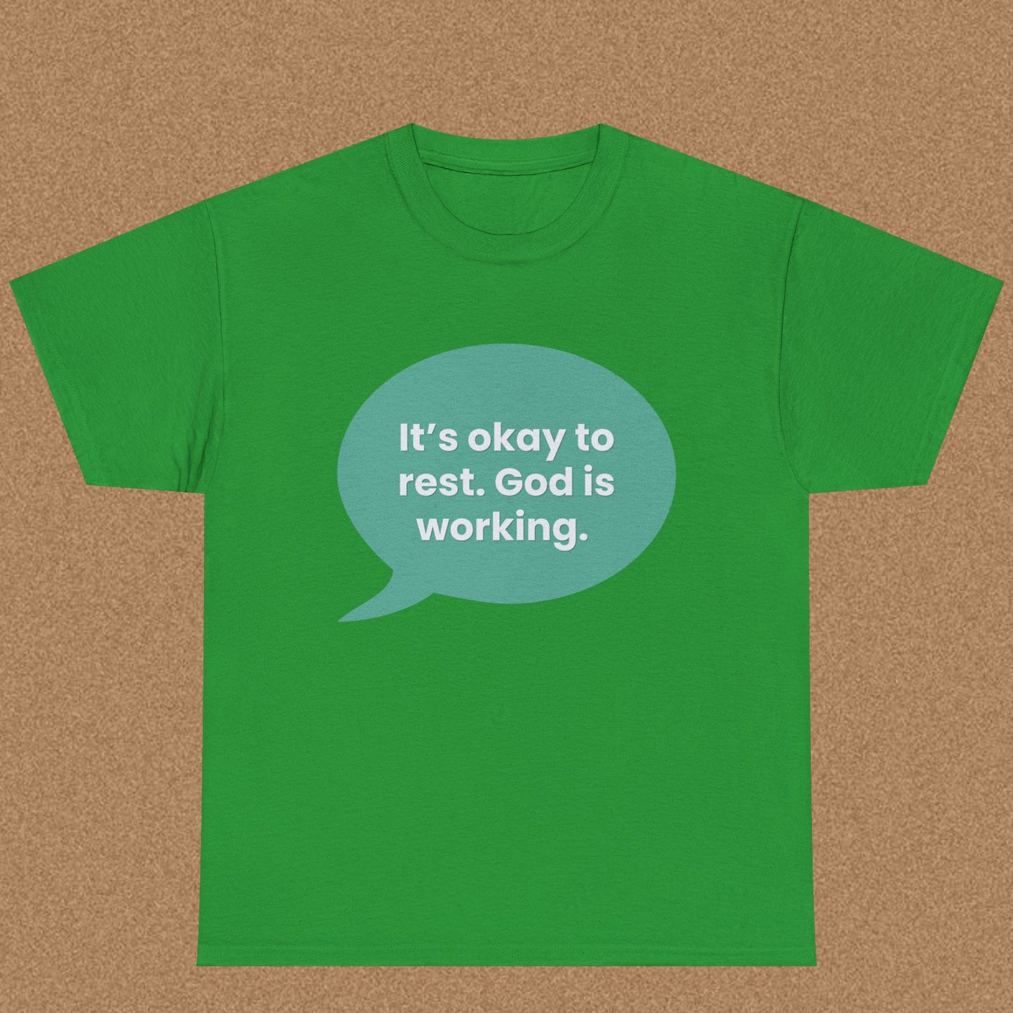 It is Okay to Rest God is Working - Christian Graphic Tee | ByElohim.
