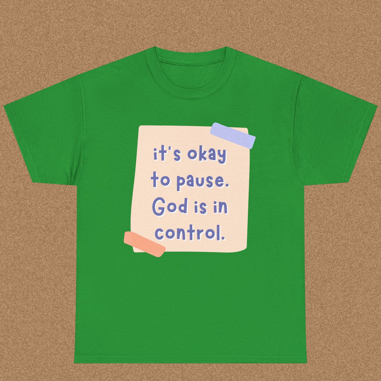 It is Okay to Pause - Christian Graphic Tee | ByElohim.