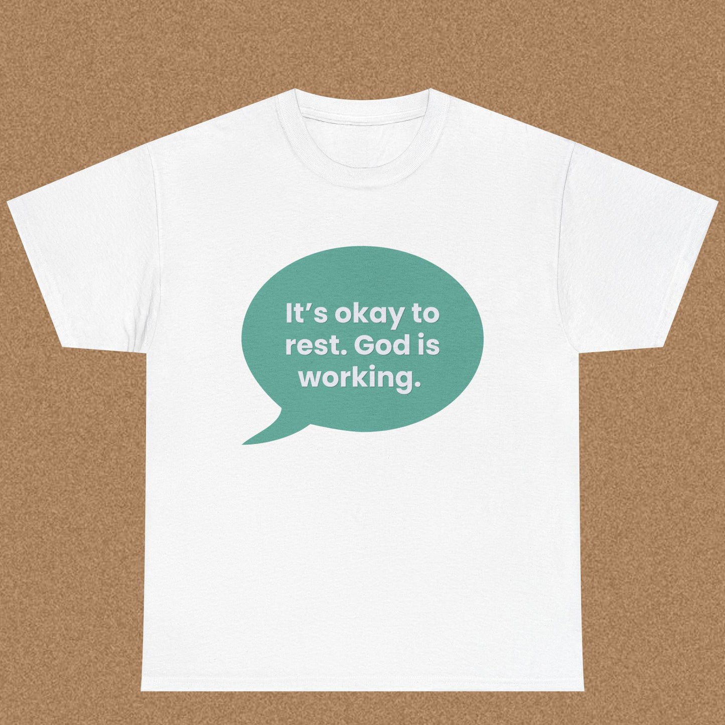 It is Okay to Rest God is Working - Christian Graphic Tee | ByElohim.