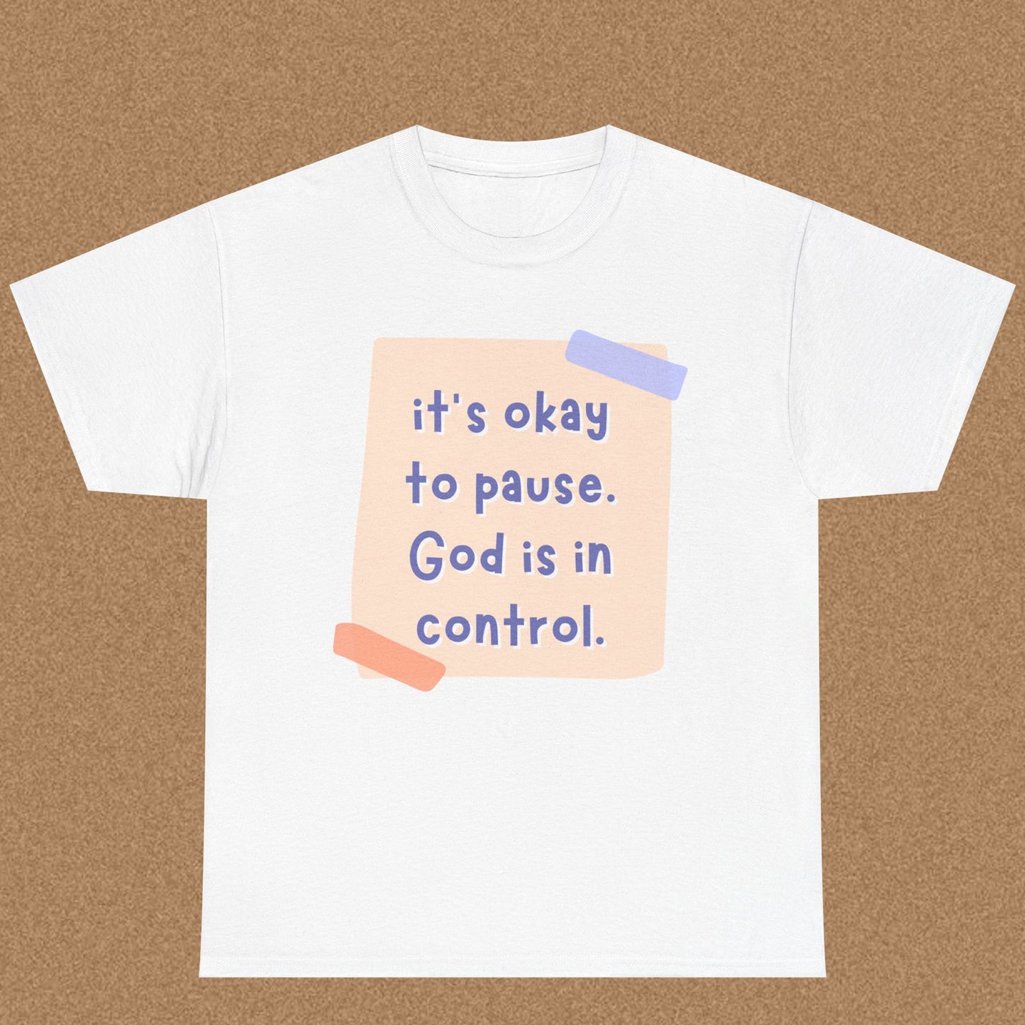 It is Okay to Pause - Christian Graphic Tee | ByElohim.