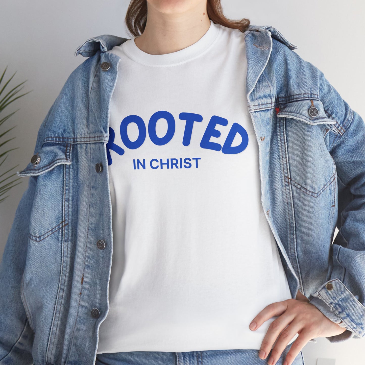 Rooted in Christ - Faith Statement Tee | Colossians 2:7