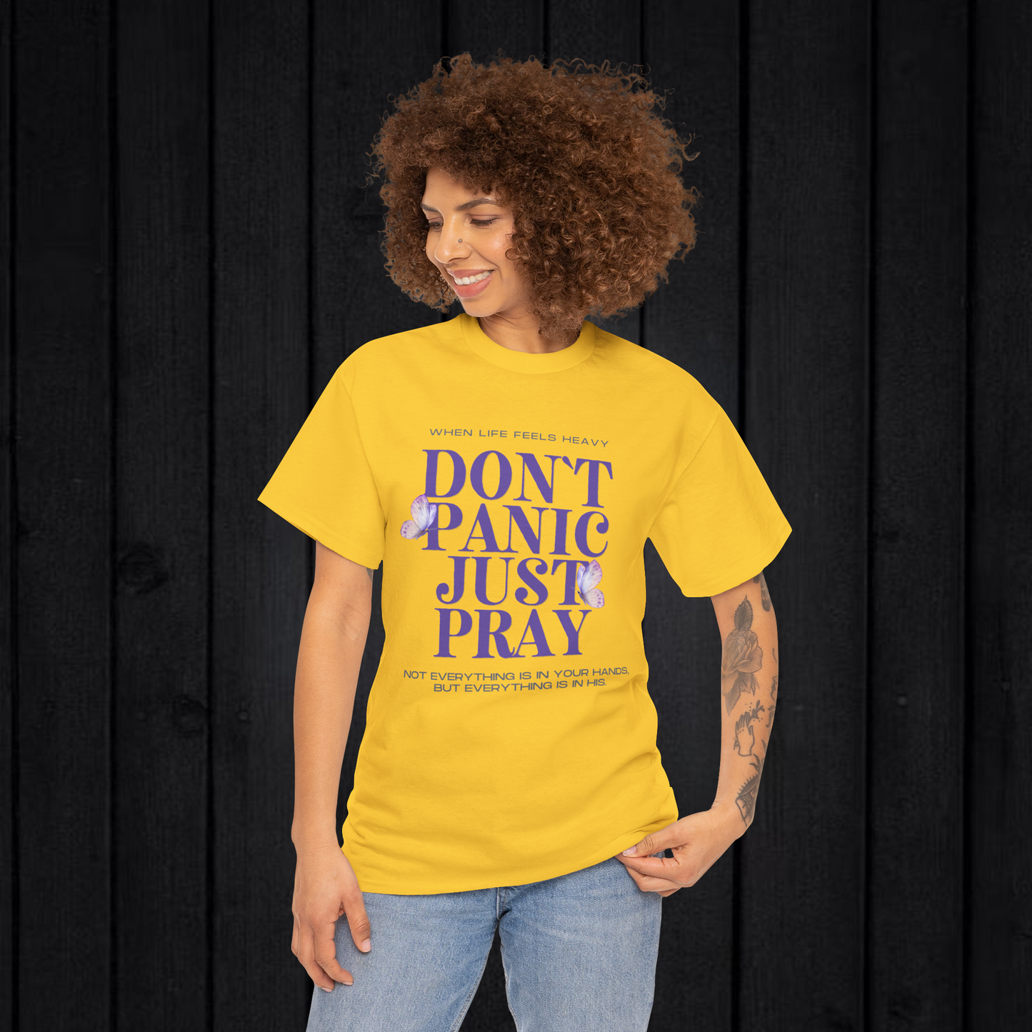 Don't Panic just pray T-shirt