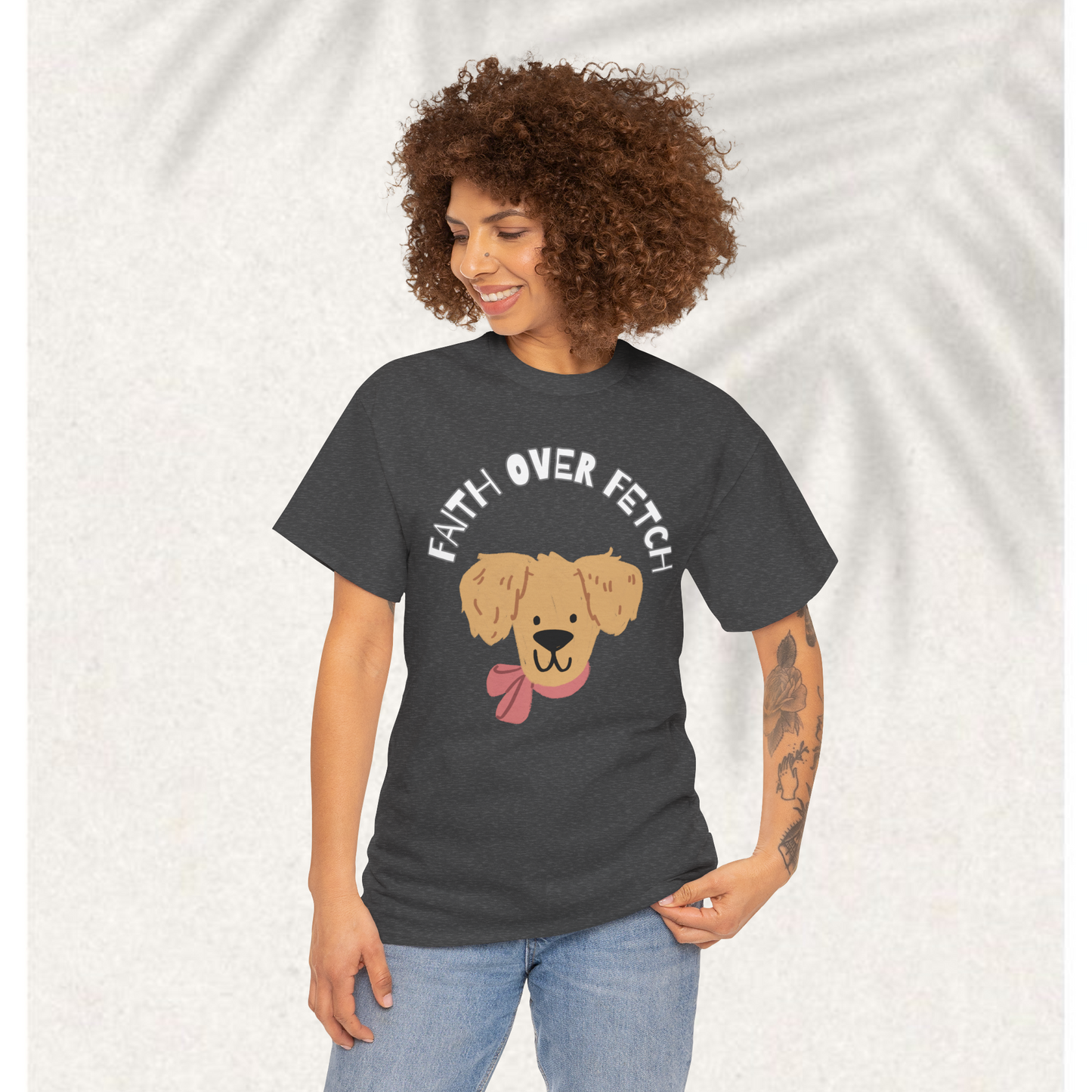 Faith over fetch T-shirt