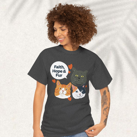 Faith, Hope Fur T-shirt