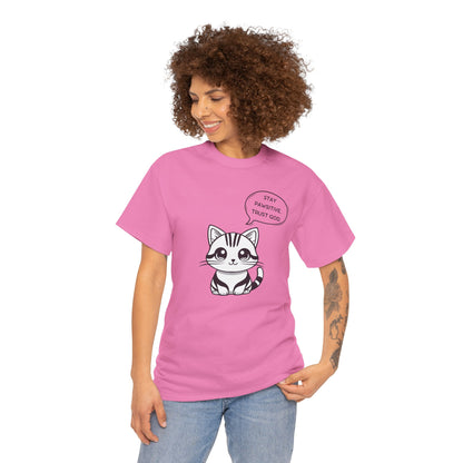Stay Pawsitive trust God T-shirt