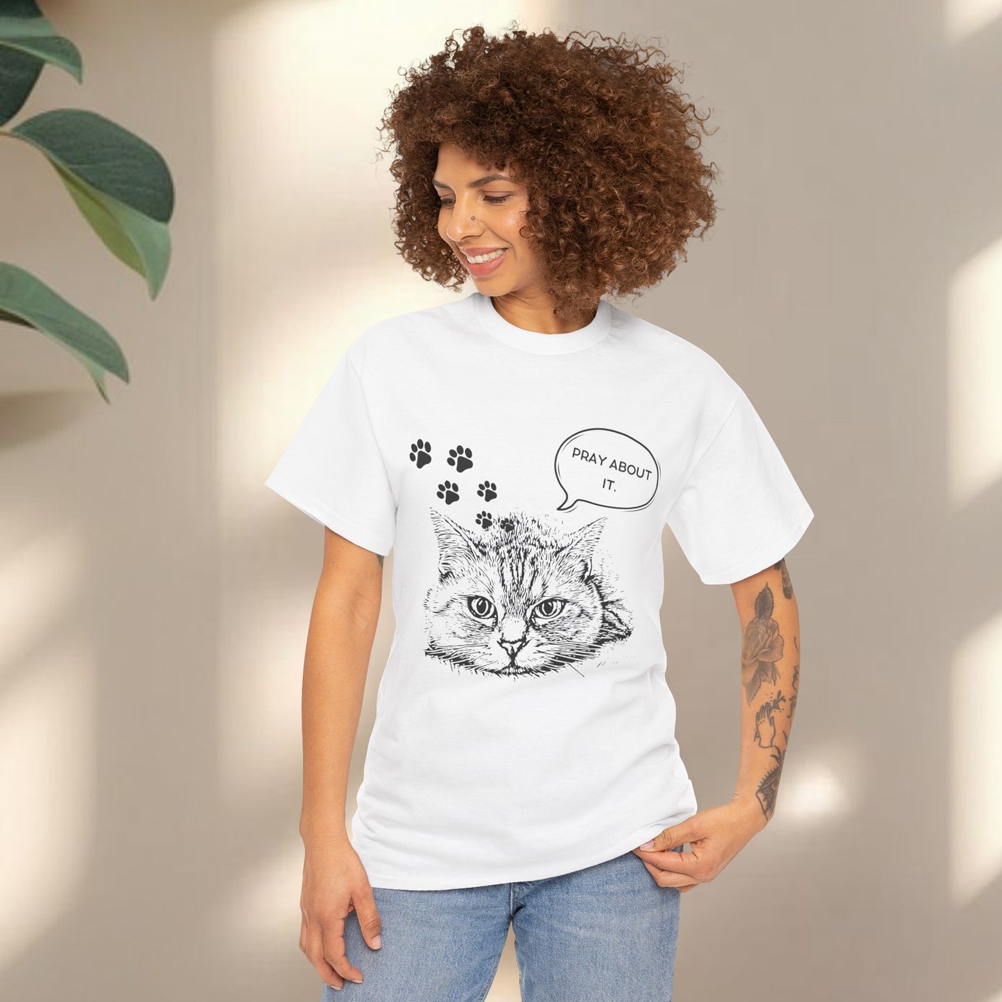 Pray about it  - Christian Graphic Tee