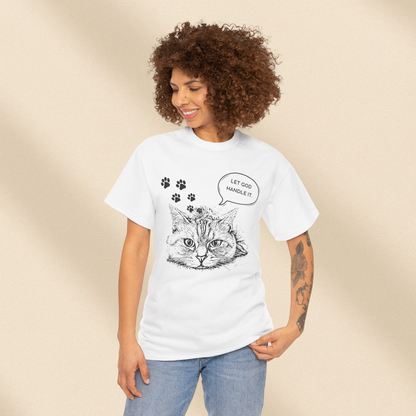 Let God handle it  - Christian Graphic Tee