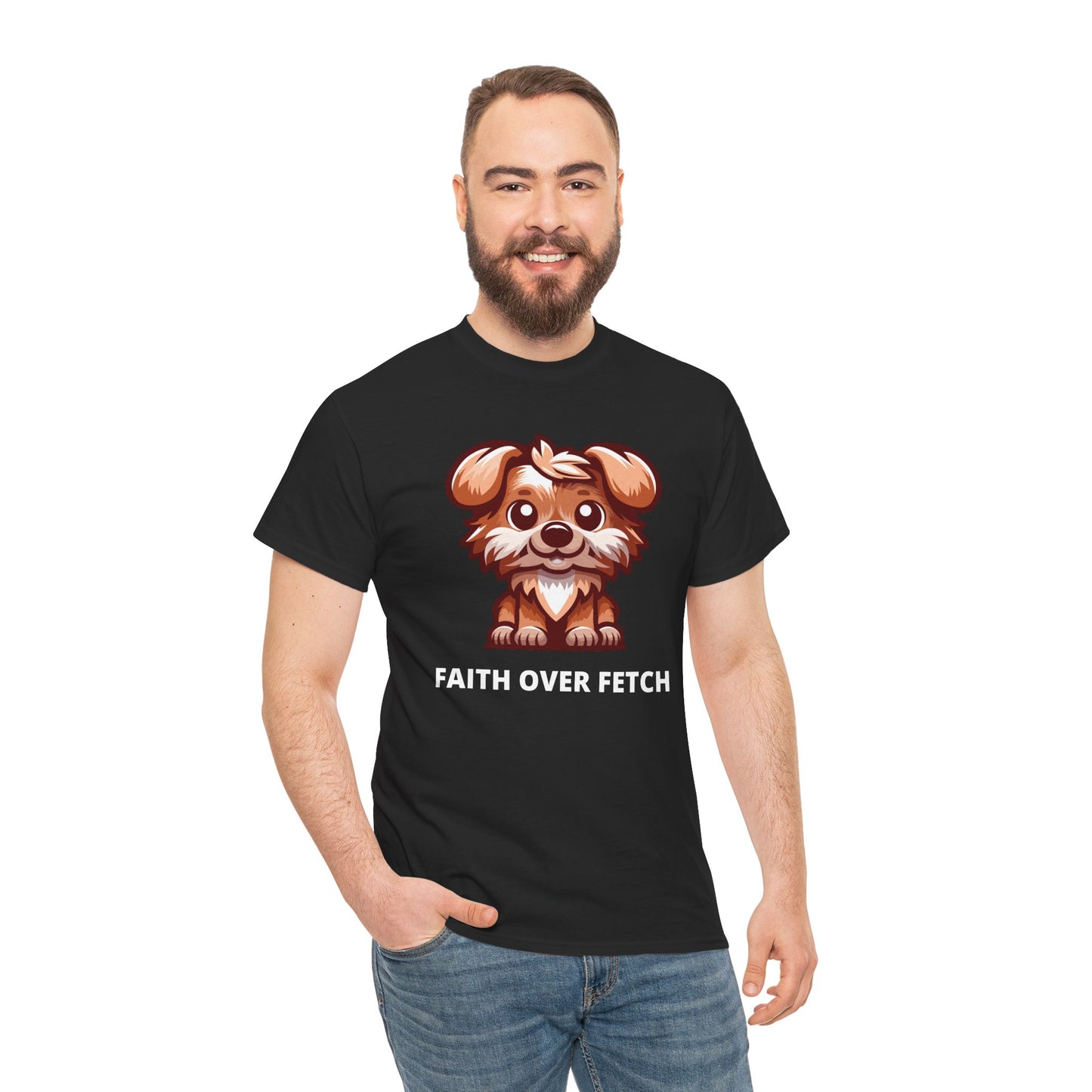 Faith over fetch T-shirt