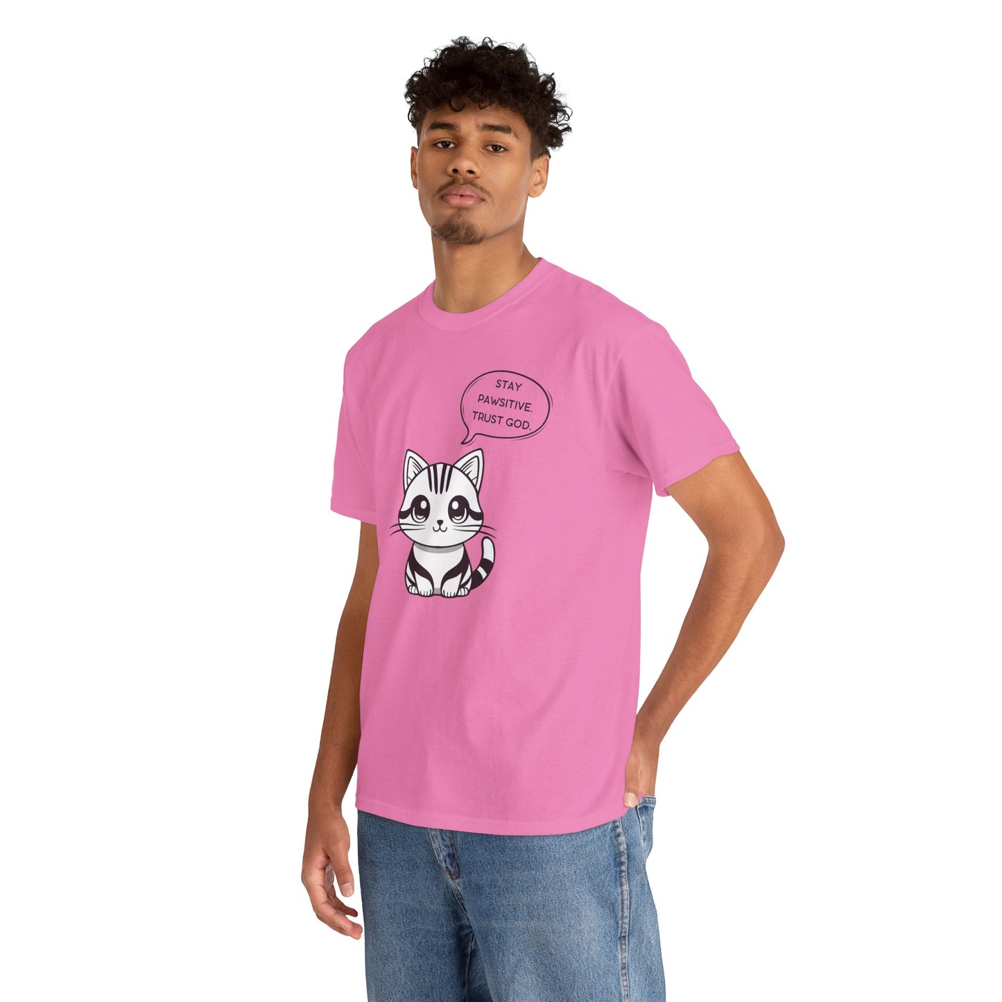 Stay Pawsitive trust God T-shirt
