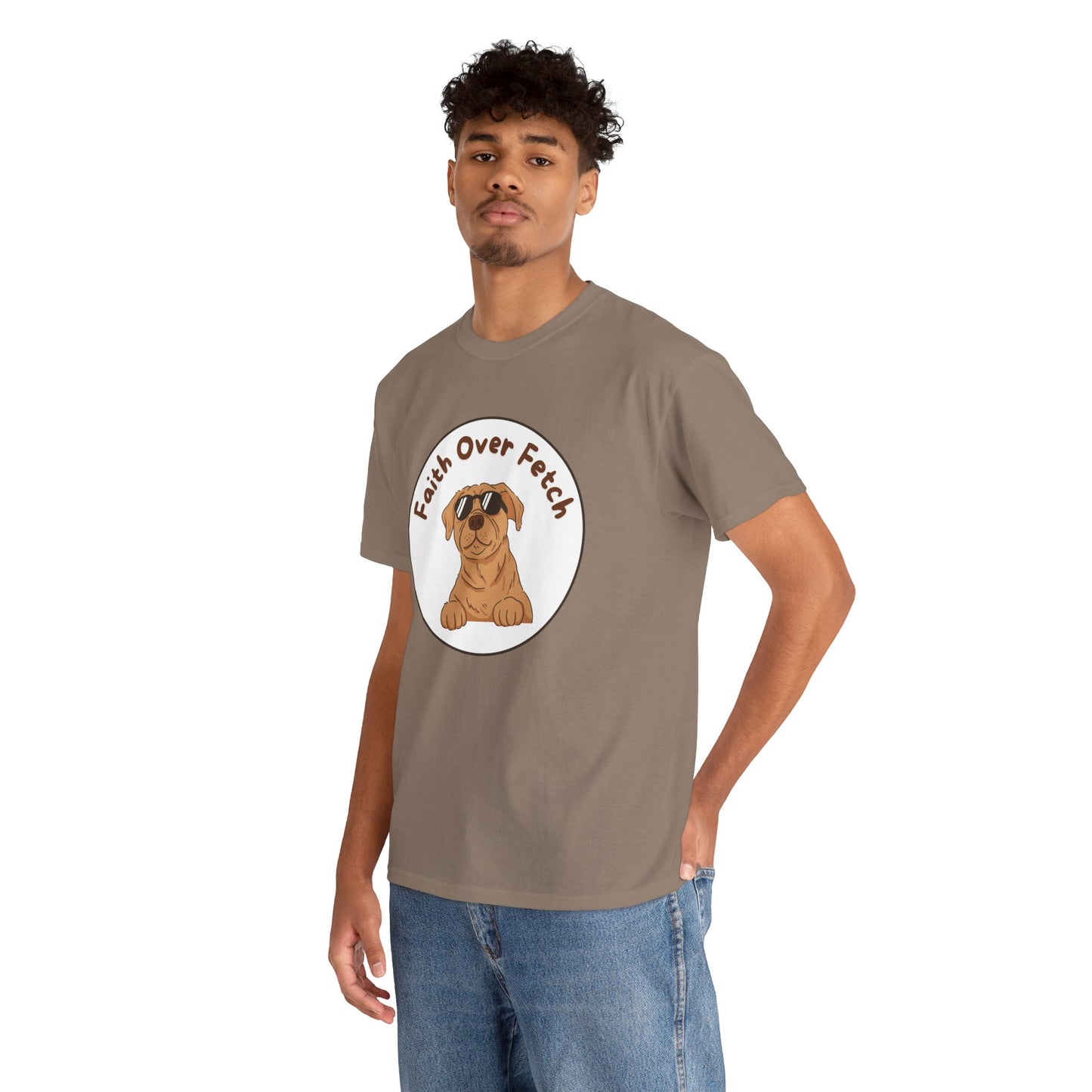 Faith over fetch T-shirt