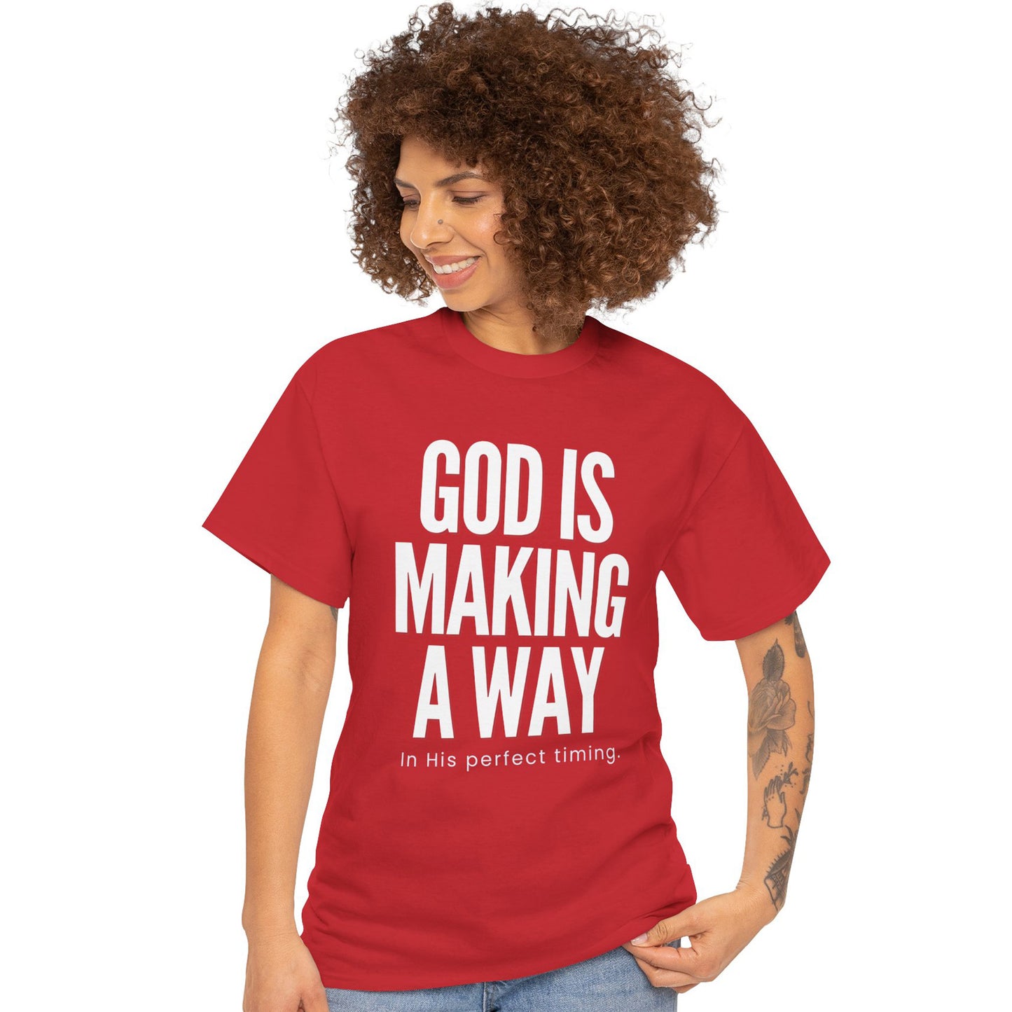 God is Making a Way - Faith Statement Tee | Isaiah 43:19