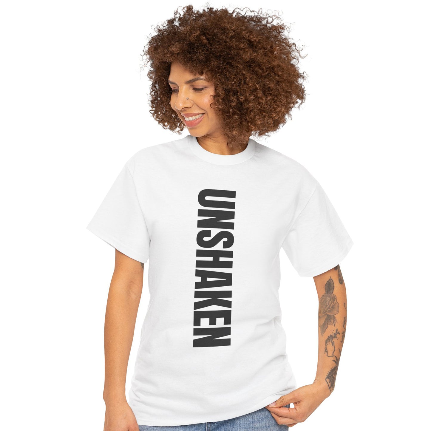 Unshaken - Faith Statement Tee | Psalm 16:8