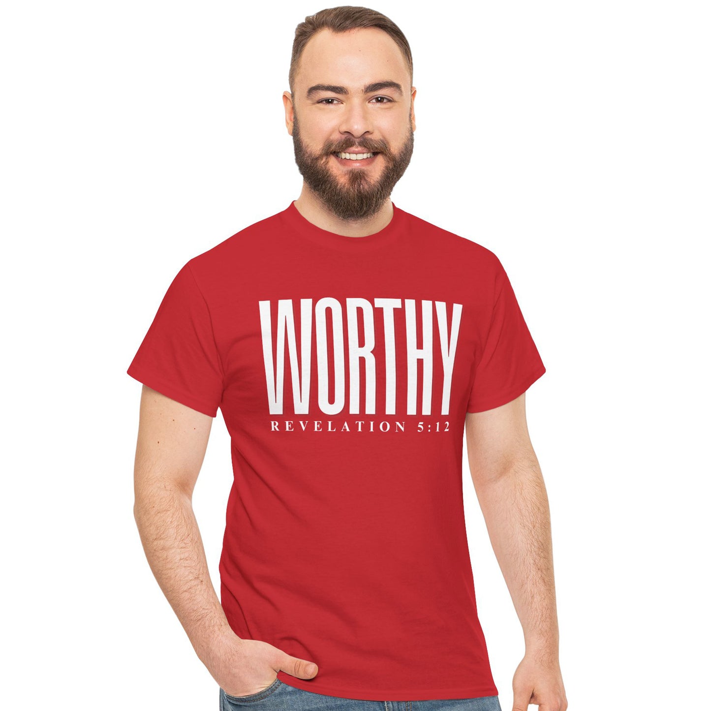 Worthy - Faith Statement Tee | Revelation 5:12