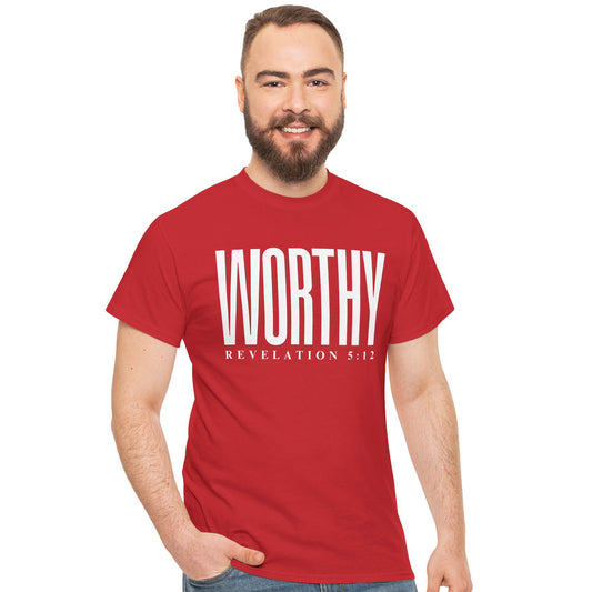 Worthy - Faith Statement Tee | Revelation 5:12